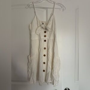 Roxy Tie Front Sundress